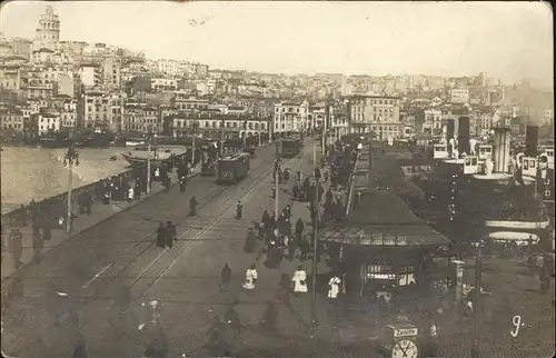 Konstantinopel Konstantinople Teilansicht Strassenbahn / Istanbul /