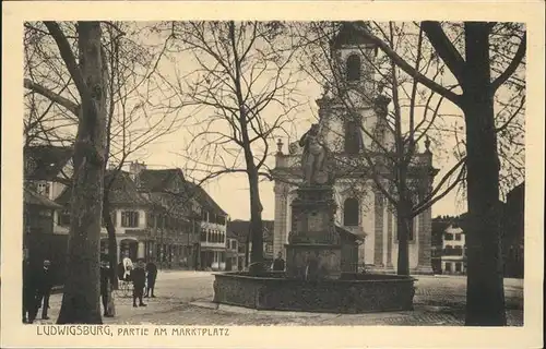 Ludwigsburg Marktplatz Kat. Ludwigsburg