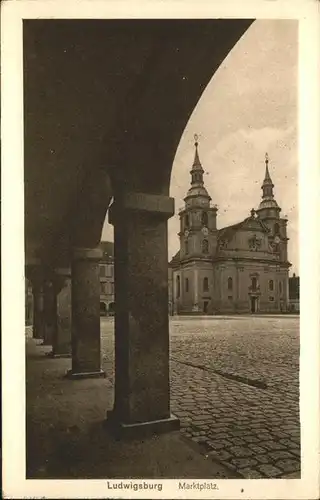 Ludwigsburg Marktplatz Kat. Ludwigsburg