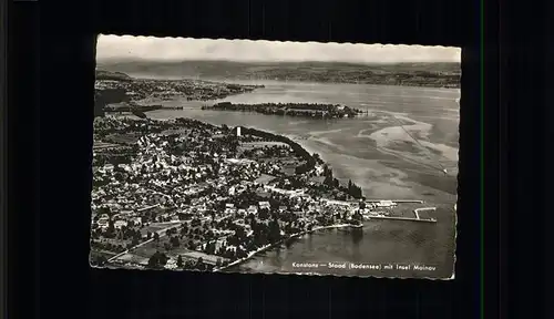 Konstanz Stadd Insel Mainau Fliegeraufnahme  / Konstanz /Konstanz LKR