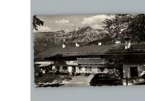 Berchtesgaden Alpengasthof Vorderbrand / Berchtesgaden /Berchtesgadener Land LKR