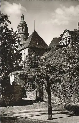 Frankfurt Main Hoechst Alte Stadtmauer Zoll Schlossturm Kat. Frankfurt am Main