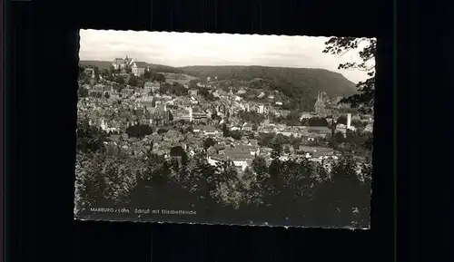 Marburg Lahn Schloss Elisabethenkirche Kat. Marburg