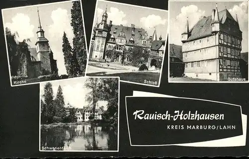 Marburg Lahn Rauisch Holzhausen Gutshaus Schloss Schwantenteich Kat. Marburg