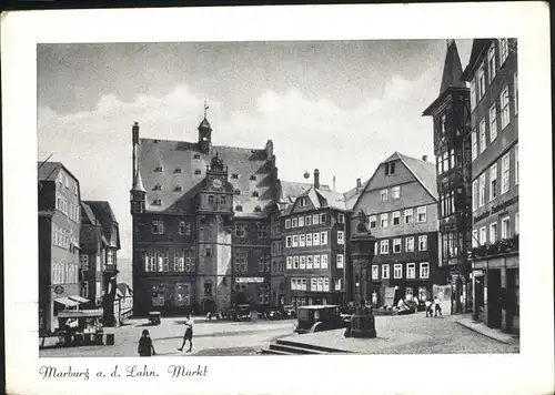 Marburg Lahn Markt Kat. Marburg