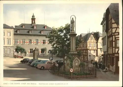 Linz Rhein Rathaus Marktplatz *