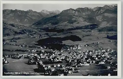 Sonthofen Oberallgaeu Fliegeraufnahme *