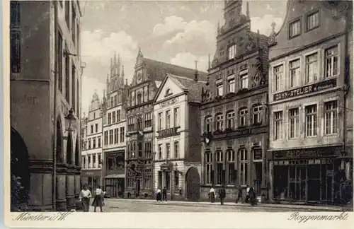 Muenster Westfalen Muenster Westfalen Roggenmarkt * / Muenster /Muenster Stadtkreis