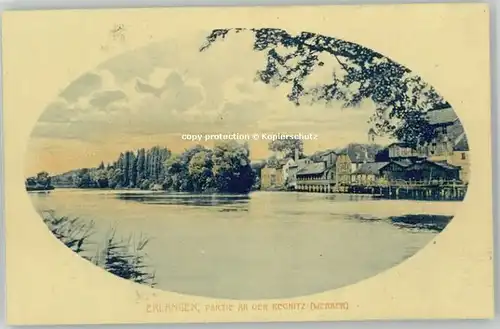 Erlangen Erlangen Regnitz ungelaufen ca. 1920 / Erlangen /Erlangen Stadtkreis