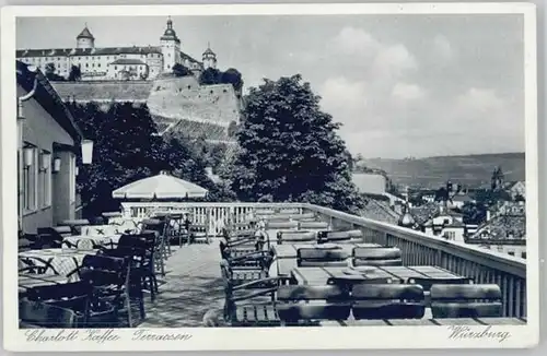 Wuerzburg Charlotte Kaffee Terrassen *