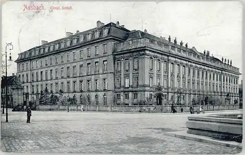 we15209 Ansbach Mittelfranken Ansbach Schloss x Kategorie. Ansbach Alte Ansichtskarten