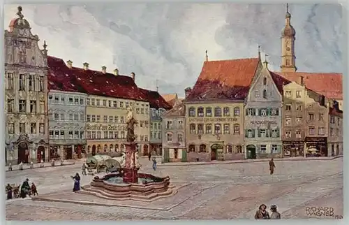 Landsberg Lech Hauptplatz KuenstlerRichard Wagner *