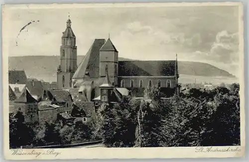 we22203 Weissenburg Bayern Weissenburg in Bayern St. Andreas Kirche  x 1931 Kategorie. Weissenburg i.Bay. Alte Ansichtskarten