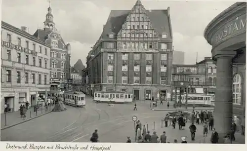 Dortmund Burgtor Brueckstrasse Hauptpost *