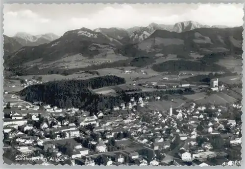 Sonthofen Oberallgaeu Fliegeraufnahme *