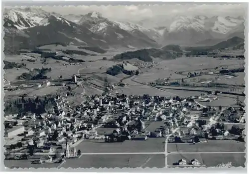 Sonthofen Oberallgaeu Fliegeraufnahme *