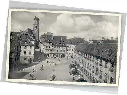 Memmingen Marktplatz Steuerhaus St Martinskirche *