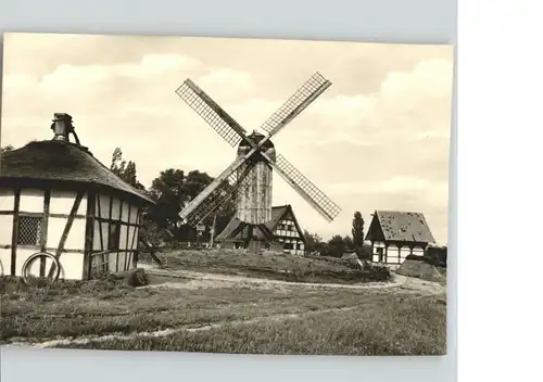 Muenster Westfalen Bockwindmuehle Muehlenhaus / Muenster /Muenster Stadtkreis