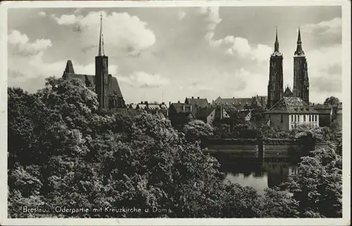 Breslau Niederschlesien Kreuz Kirche Dom  / Wroclaw /