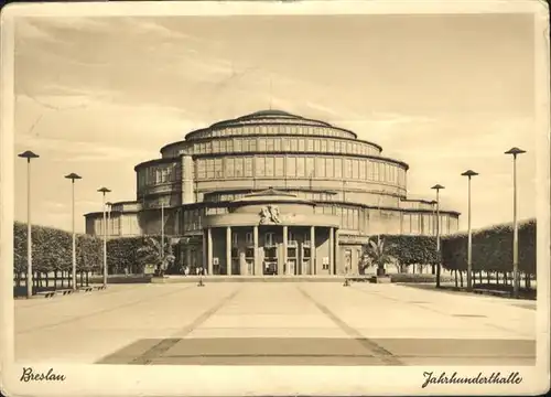 Breslau Niederschlesien Jahrhunderthalle / Wroclaw /