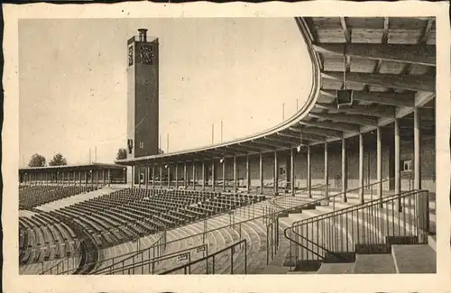 Breslau Niederschlesien Stadion Glockenturm / Wroclaw /