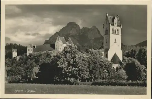 Fuessen Kirche / Fuessen /Ostallgaeu LKR