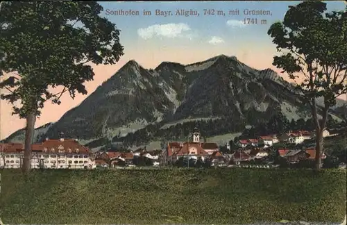 Sonthofen Oberallgaeu Gruenten / Sonthofen /Oberallgaeu LKR