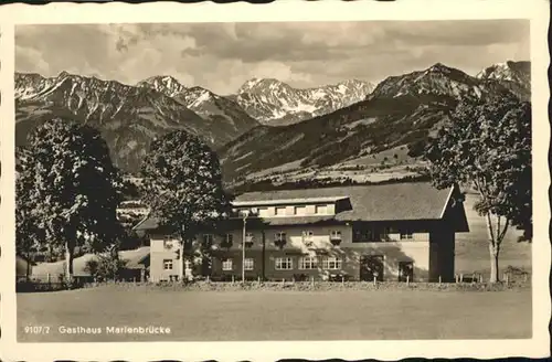 Sonthofen Oberallgaeu Gasthaus Marienbruecke / Sonthofen /Oberallgaeu LKR