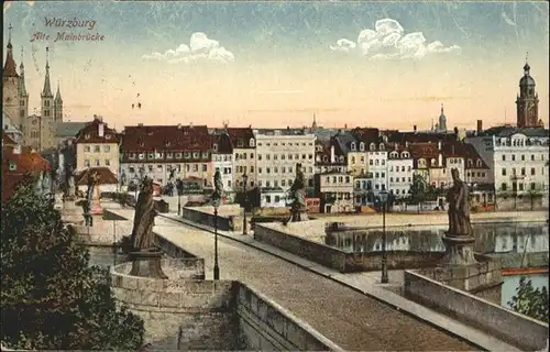 Wuerzburg Marienbruecke / Wuerzburg /Wuerzburg LKR