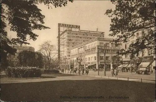 Berlin Stresemannstrasse
Europahaus / Berlin /Berlin Stadtkreis