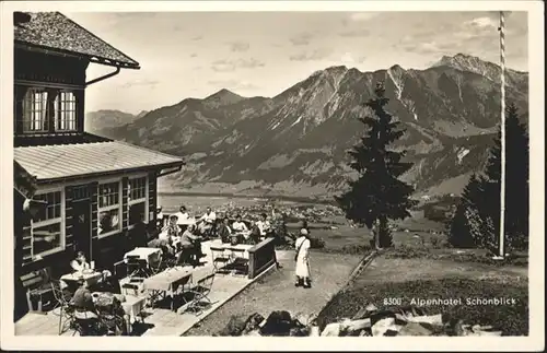 Oberstdorf Alpen Hotel  Schoenblick / Oberstdorf /Oberallgaeu LKR