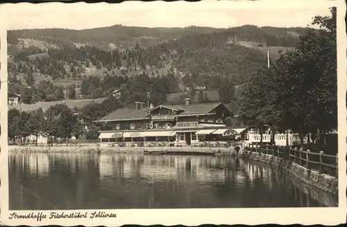 Schliersee Strandkaffee Fischerstueberl / Schliersee /Miesbach LKR