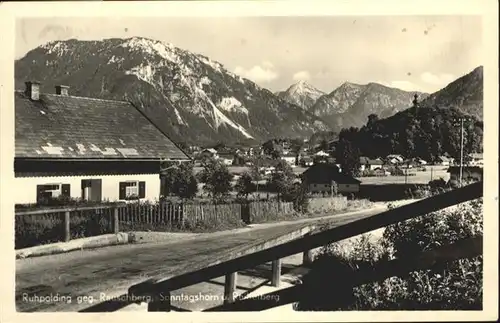 Ruhpolding Rauschberg Sonntagshorn / Ruhpolding /Traunstein LKR