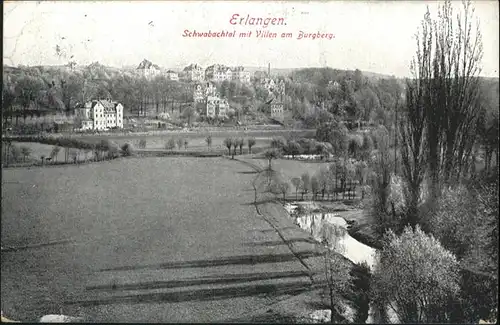 Erlangen Schwabach Tal Villen Burgberg / Erlangen /Erlangen Stadtkreis