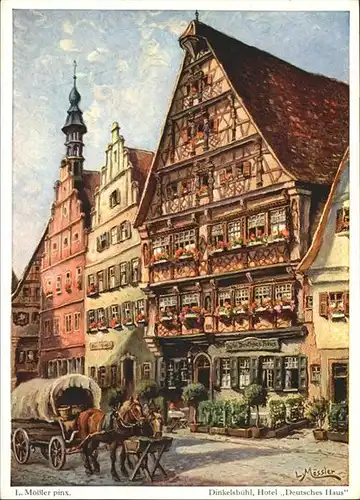 Dinkelsbuehl Hotel Deutsches Haus / Dinkelsbuehl /Ansbach LKR