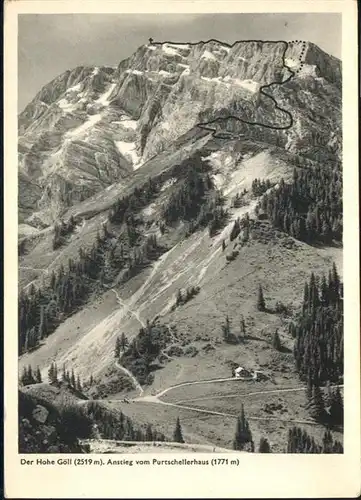 Garmisch-Partenkirchen Hohe Goell Purtschellerhaus *