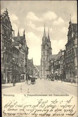 Nuernberg Frauenthorstrasse Lorenz Kirche 