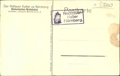 Nuernberg Nassauer Keller Weinlokal