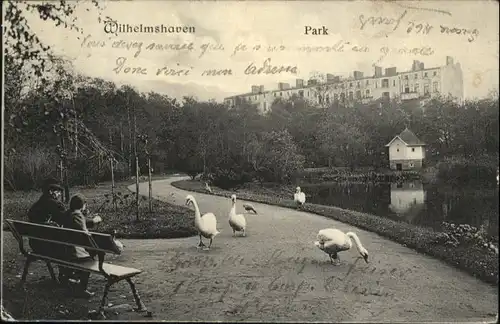 Wilhelmshaven Park Schwan x