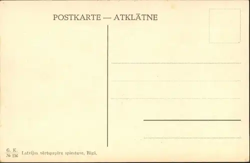 ws92241 Riga Lettland Riga Deutsche Dienstpost Vacu Pasts * Kategorie. Riga Alte Ansichtskarten