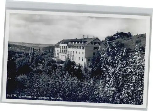 Bad Mergentheim Sanatorium Taubertal *