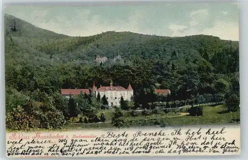 Badenweiler Schloss Hausbaden x