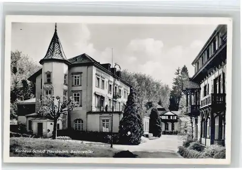 Badenweiler Kurhaus Schloss Hausbaden *