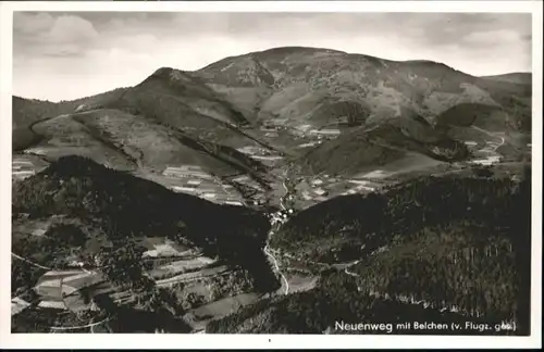 wu78268 Neuenweg Neuenweg Fliegeraufnahme Belchen * Kategorie. Neuenweg Alte Ansichtskarten