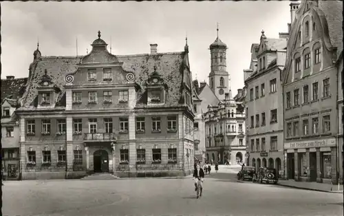 Memmingen Marktplatz Kalchstrasse Allgaeu *