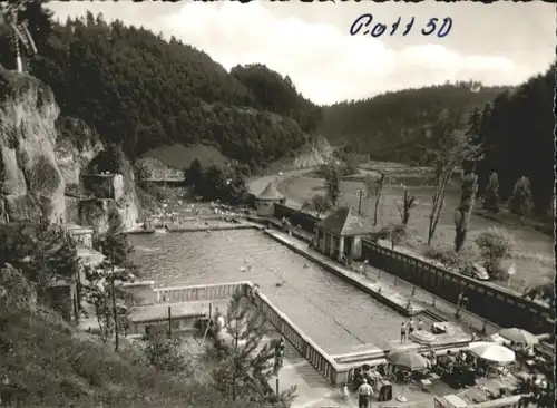 Pottenstein Oberfranken Pottenstein Felsenschwimmbad * / Pottenstein /Bayreuth LKR