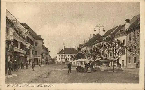 wx59964 St Veit Glan Hauptplatz Kategorie. St. Veit an der Glan Alte Ansichtskarten