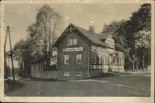 Zwoenitz Gasstaette Moosheide Kat. Zwoenitz