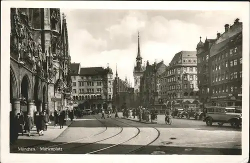 Muenchen Marienplatz  Kat. Muenchen