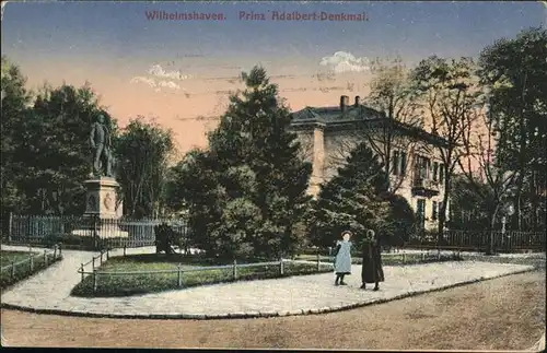 Wilhelmshaven Prinz Adalbert-Denkmal Kat. Wilhelmshaven